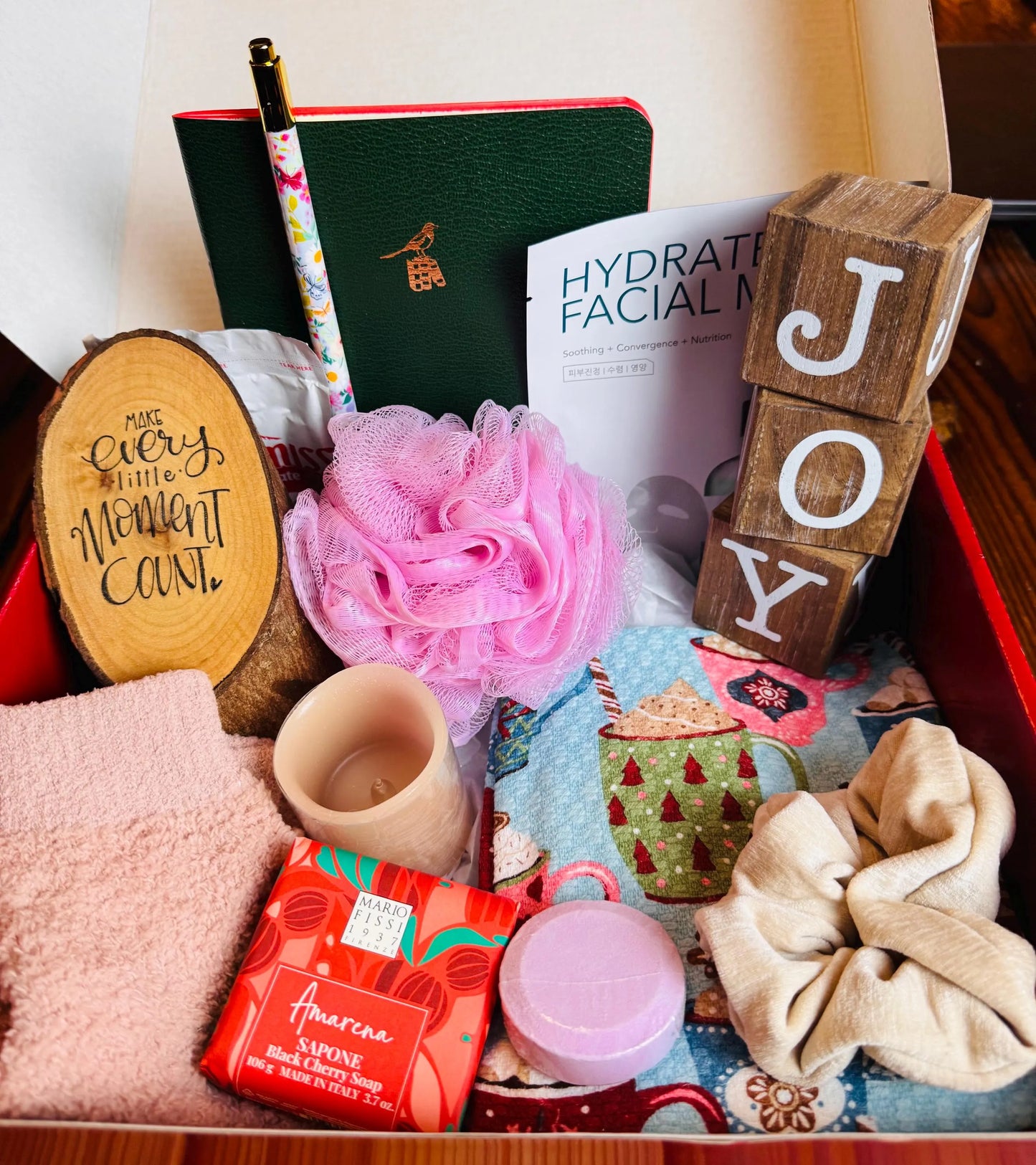 Make Every Moment Count/Joy Self Love Gift Box. Gratitude Gift Box